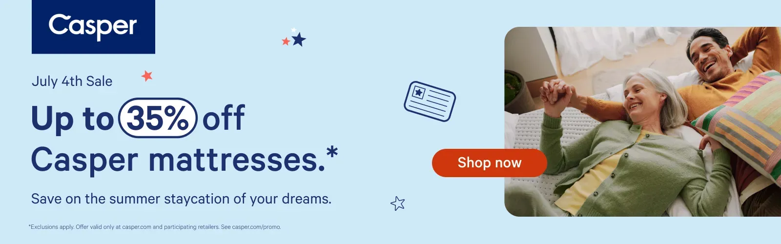 35% Off Casper Mattresses Now till 7/8